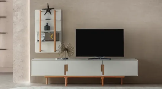 Product img 1, Aura Ahşap Ayaklı Tv Ünitesi